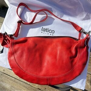 NWT Latico Leathers Callie Sling in Red. See yourself in this for spring! Hot!🔥